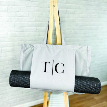 Personalised Yoga Or Pilates Bag With Initials, 2 of 5
