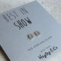 'Best In Show' Silver Horseshoe Earrings, thumbnail 1 of 7