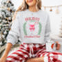 Holiday Spirit Cocktail Club Christmas Sweatshirt, thumbnail 1 of 7