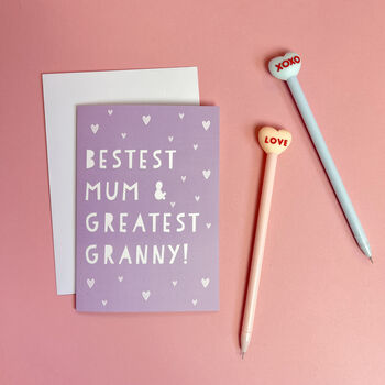 Best Mum And Greatest Granny Birthday Card, 5 of 5