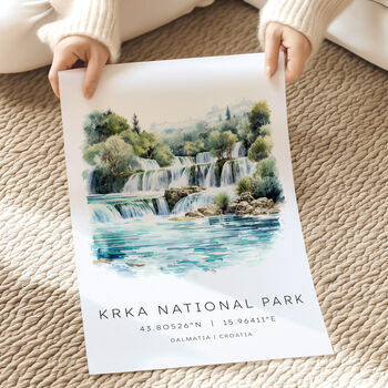 Croatia Travel Print Of Krka National Park, 2 of 7