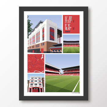 Arsenal Fc Views Of Highbury Poster, 7 of 7