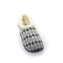 Millie Grey Heart Women's Slippers Indoor/Garden Shoes, thumbnail 7 of 9