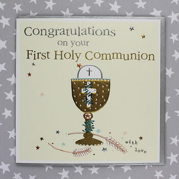 Congratulations On Your First Holy Communion Card By Molly Mae ...