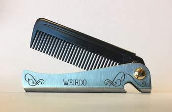 Personalised 'Carbon' Man Comb, 5 of 9