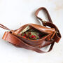 Tan Leather Crossbody Dumpling Bag, thumbnail 4 of 4