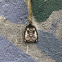 Gold Wolves Necklace, thumbnail 5 of 8