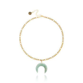 Amazonite Crescent Necklace, 2 of 4