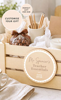 Thank You Teacher Hamper Gift Box Teacher Essentials, 11 of 11