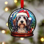 Bearded Collie Dog Tree Decoration, thumbnail 2 of 2