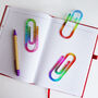 Rainbow Chunky Paperclips, thumbnail 3 of 8