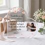 Personalised Floral Best Friend Heart Plaque, thumbnail 4 of 5