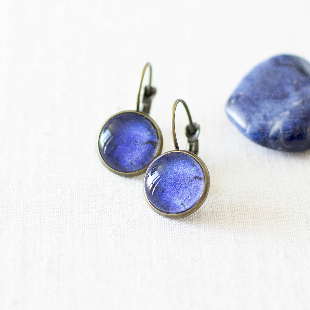 Lapis Lazuli Earrings By Juju Treasures | notonthehighstreet.com