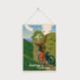 Hadrian's Cycleway Cycling Travel Poster Art Print, thumbnail 6 of 8