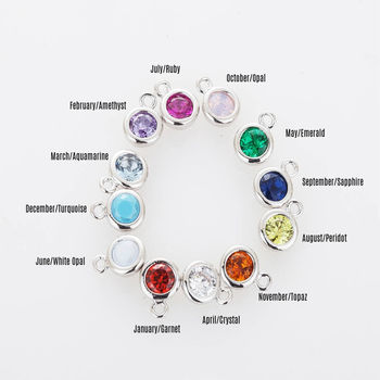 Personalised Family Tree Birthstone Necklace, 10 of 10