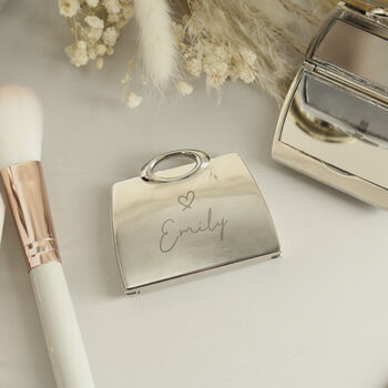 Personalised Handbag Compact Mirror, 4 of 5