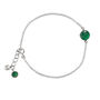 Green Onyx Chain Bracelet, thumbnail 1 of 3