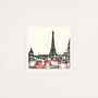 Paris Rooftops Signed And Limited Print, thumbnail 2 of 6