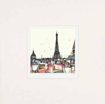 Paris Rooftops Signed And Limited Print, 2 of 6