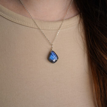 Labradorite Crystal Necklace, 3 of 9