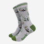 Lazy Panda Grey Marl Bamboo Socks Men's, thumbnail 1 of 4