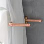 Set Of Industrial Copper Curtain Tie Backs, thumbnail 2 of 4