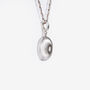 Patera Bowl Charm Clip On Silver Pendant, thumbnail 3 of 7