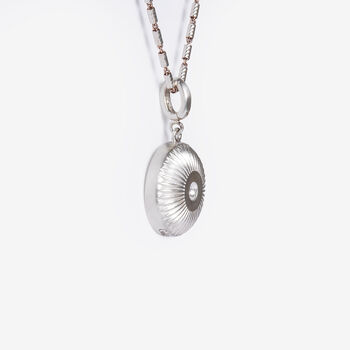 Patera Bowl Charm Clip On Silver Pendant, 3 of 7