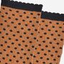 Women's Glitter Socks Pumpkin Small Polka Dots, thumbnail 3 of 5