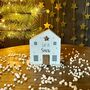 Snowy Christmas White House Decoration 'Let It Snow', thumbnail 1 of 2