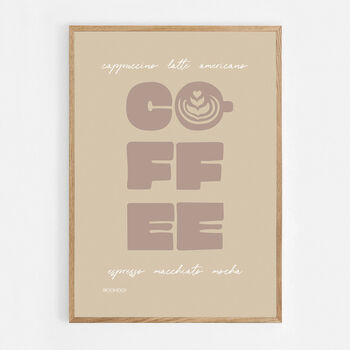 Coffee Types Print, 7 of 7