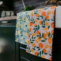 Sevilla Oranges Organic Cotton Tea Towel, thumbnail 2 of 7