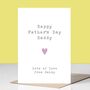 Happy Father's Day Personalised Heart Card, thumbnail 4 of 7
