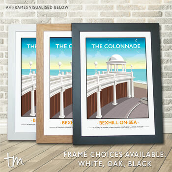 The Colonnade, Bexhill On Sea, East Sussex Print, 2 of 5