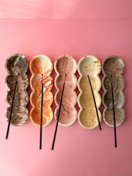 Marble Wavy Bubble Incense Stick Holders, 3 of 6