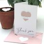Plnatable Seed Paper Heart Thank You Card, thumbnail 3 of 8