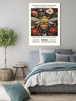 Natural History Museum Bee Art Print, 3 of 3