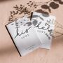 Personalised Wedding Vow Cards His And Her Vow Books, thumbnail 5 of 10