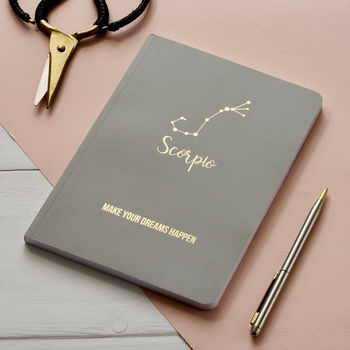 Personalised Star Sign Constellation Notebook, 11 of 12