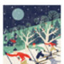 Skiers Nordic Style Print, thumbnail 2 of 2