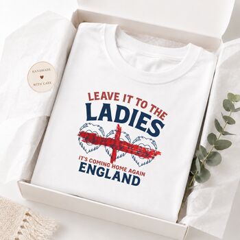 Leave It To The Ladies Football T Shirt, 9 of 10