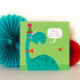 Happy Birthday Brontosaurus Card, thumbnail 3 of 5