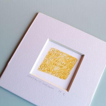 Custard Cream Mini Art Print, 2 of 9