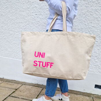 Student Stuff Oversized Tote Bag, 5 of 12