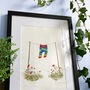 My First Outfit Personalised Baby Clothes Illustration, thumbnail 1 of 8