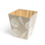 Wooden Cream Shell Toilet Roll Storage Box, thumbnail 4 of 5