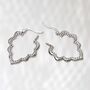 Sterling Silver Casablanca Hoops, thumbnail 3 of 9