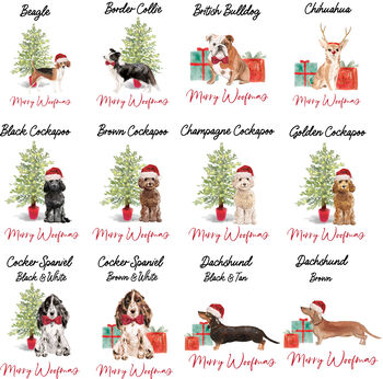 Personalised Dog Christmas Mug, 5 of 7