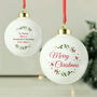 Personalised Merry Christmas Bauble, thumbnail 3 of 6