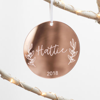 Personalised Christmas Tree Ornament 2021, 3 of 3